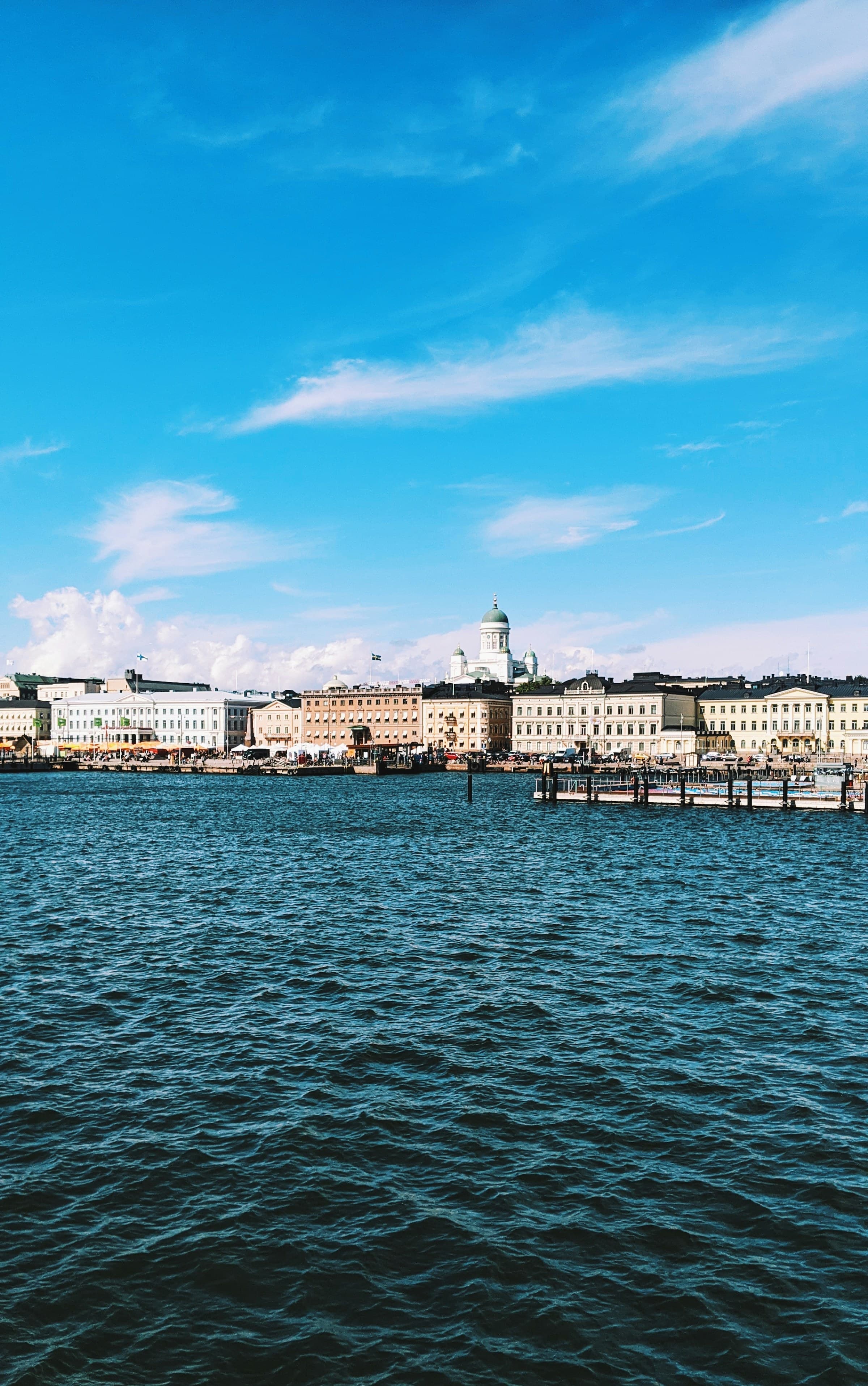 Finland — Helsinki's harbour and design district, or Lapland's snow in winter.