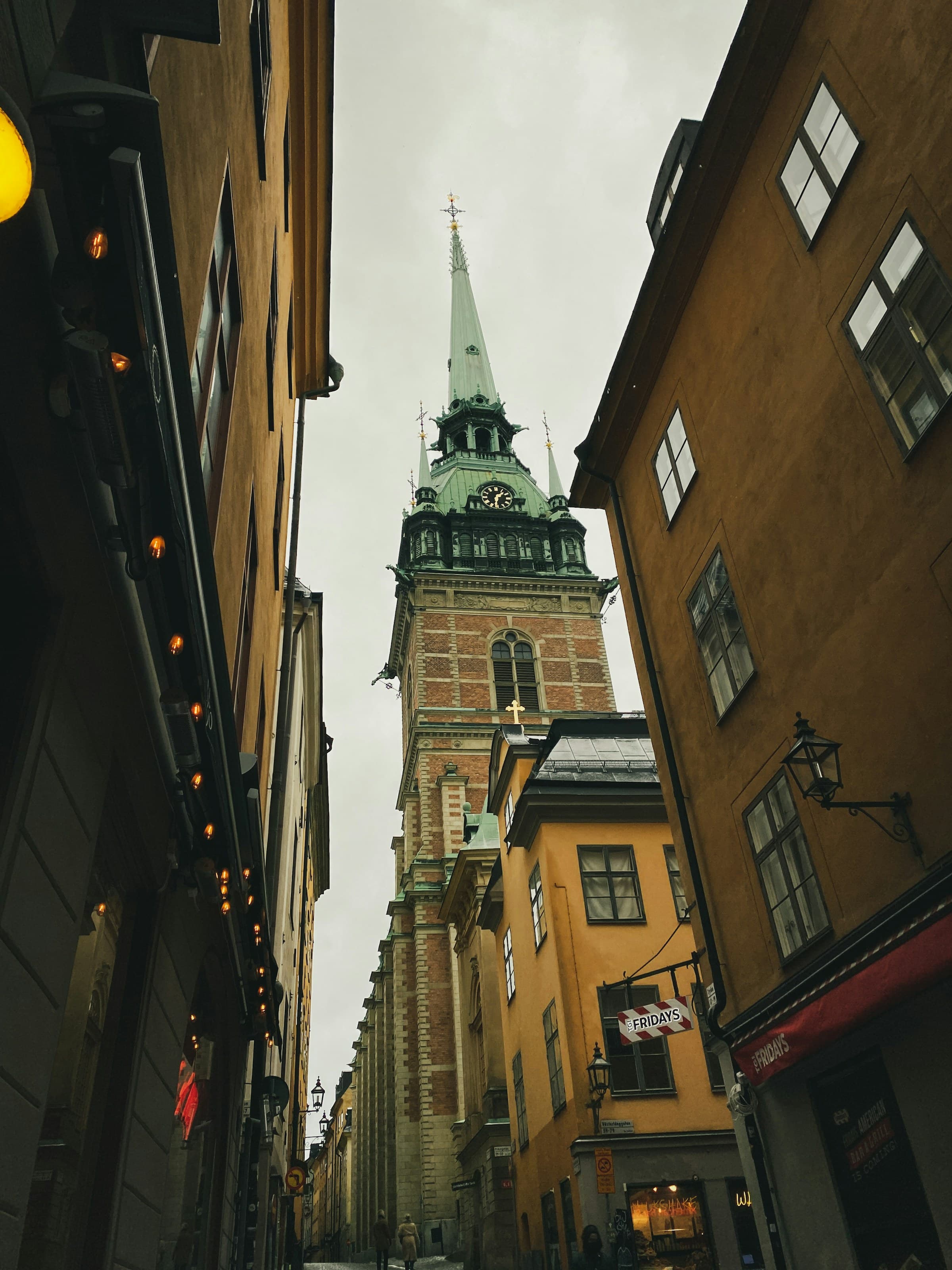 Sweden — Stockholm's old town spread across fourteen islands.